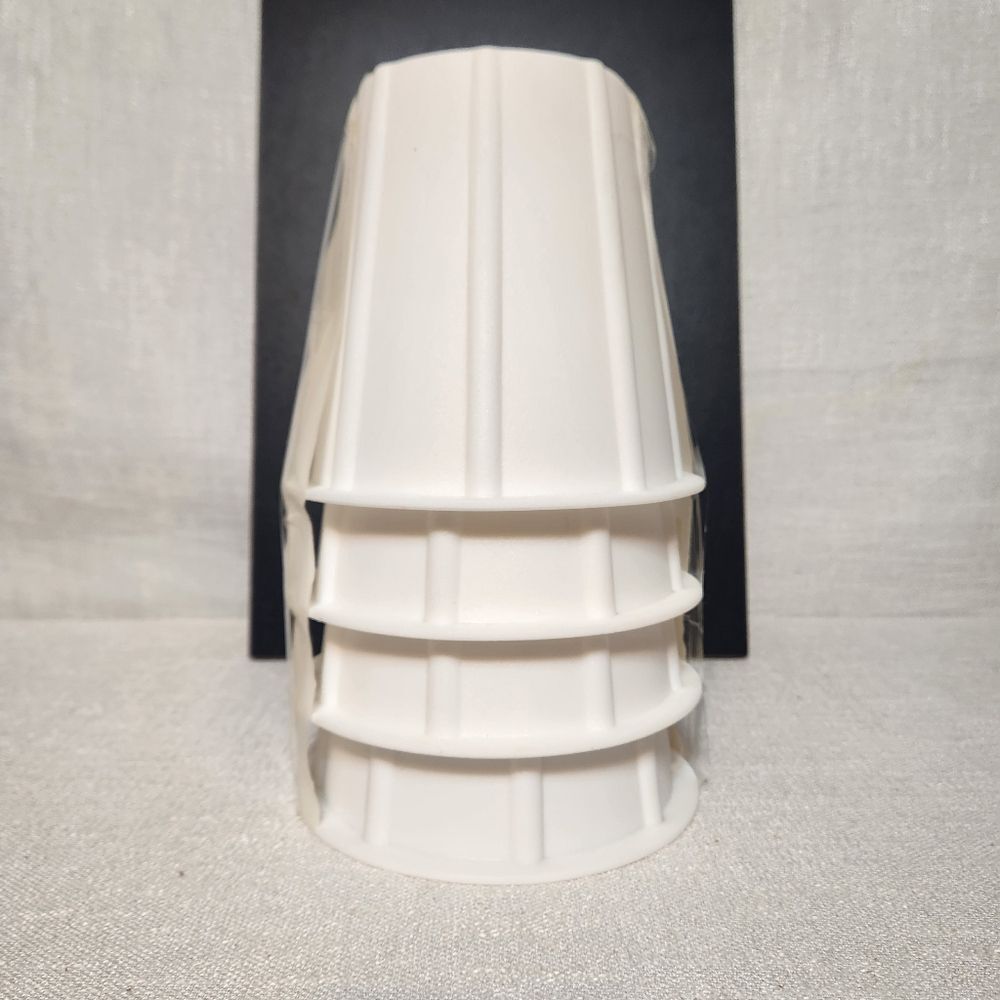 Bed Furniture Risers 6 Inch White Round Base